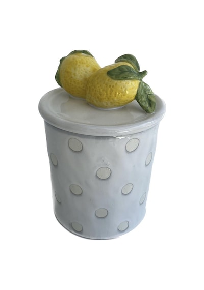 Anthropologie Limon Motifli Porselen Meyve Kutusu