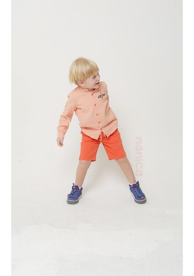 Nanica Kids Erkek Hakim Yaka Gömlek 24ynnc124127 Beyaz