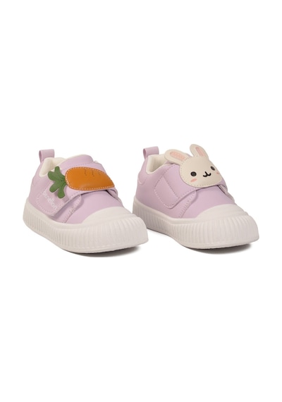 United Colors of Benetton Lila Cırtlı Bebek İlk Adım Ayakkabı Bnı-11405 B