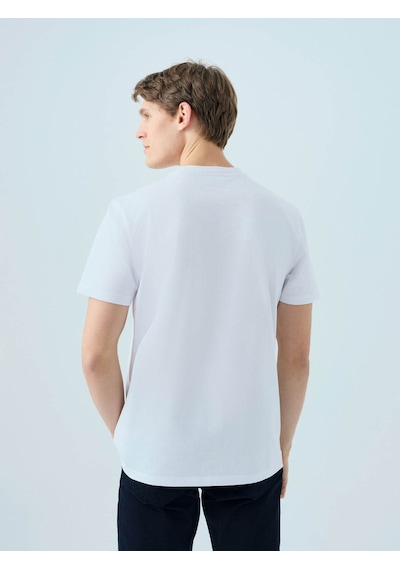 Loft Beyaz Erkek T-shirt Lf2039570 Beyaz