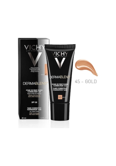 Vichy Dermablend Likit Düzeltici Fondöten Spf35 Gold 45 30 ML