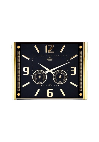 Galaxy Premium 707-a-1 A-2 G-1 Barometreli Kabartma Rakamlı Duvar Saati 41.5x32cm Nem Ölçer Isı Diğer
