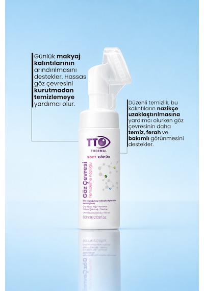 Göz Çevresi Temizleme Köpüğü 60 Ml Aplikatörlü Soft