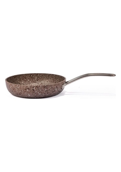 Brioni Stone Age Çizilmez Yanmaz Yapışmaz Terra 24 Cm Tava Kahverengi