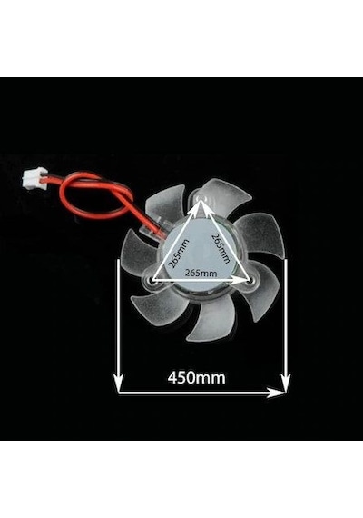 Ekran Kartı Fanı - Soğutucu (Heatsink) Üzeri - 4.5 cm. 12V 0.10A