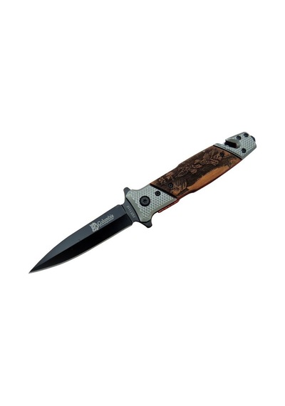 Fst 1112 Kurtarma Kamp Çakı 21 Cm - Yarı Otomatik, İp Kesmeli, Cam Perçinli Diğer