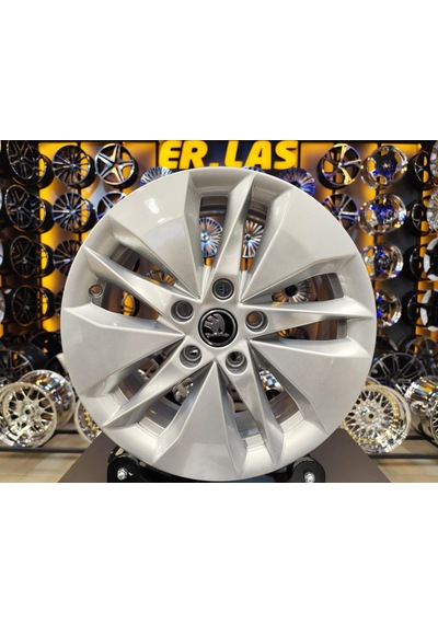 4 Adet Skoda Orıjınal 7 16 5 112 Et48 57.1 Sılver Jant Revize Edilmiş Takım