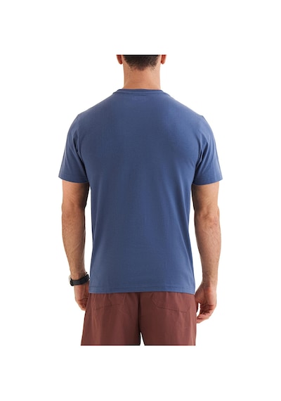 Columbia Csc Basic Slogo Brushed Erkek Kısa Kollu Tişört-4102 Dağ Mavisi
