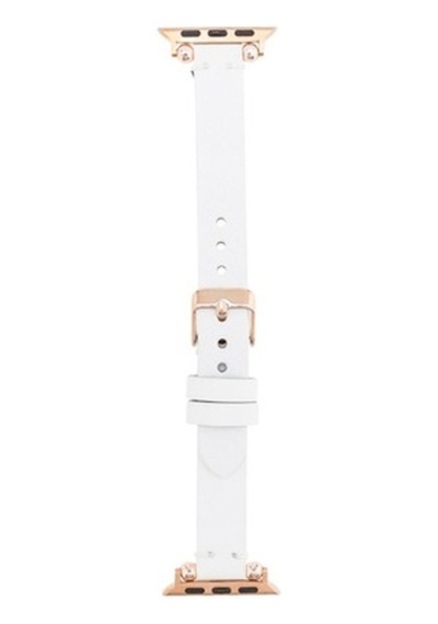 Bouletta Apple Watch Uyumlu Deri Kordon 38-40-41Mm Ferro F3 Beyaz