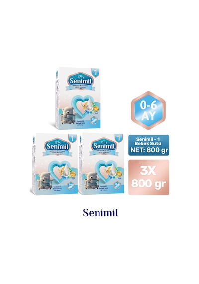 Senımıl 1 Bebek Sütü 800 G 3 Adet