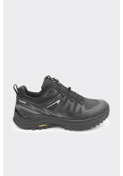 Derinet Su Geçirmez Bağcıklı Erkek Sneaker Siyah Siyah