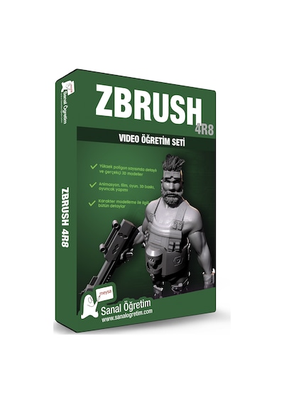 ZBrush Video Ders Eğitim Seti