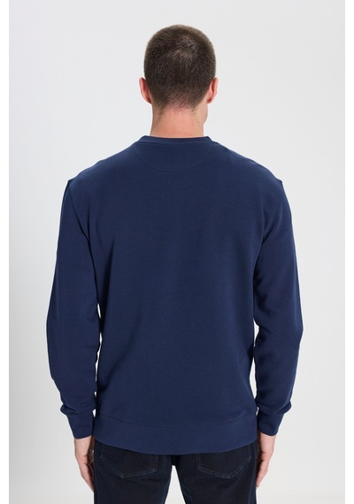 Wrangler Regular Fit Normal Kesim Bisiklet Yaka %100 Pamuk Lacivert Sweatshirt W6895935358 Navy Wrangler Regular Fit Normal Kesim Bisiklet Yaka %100 Pamuk Lacivert Sweatshirt W6895935358 Navy