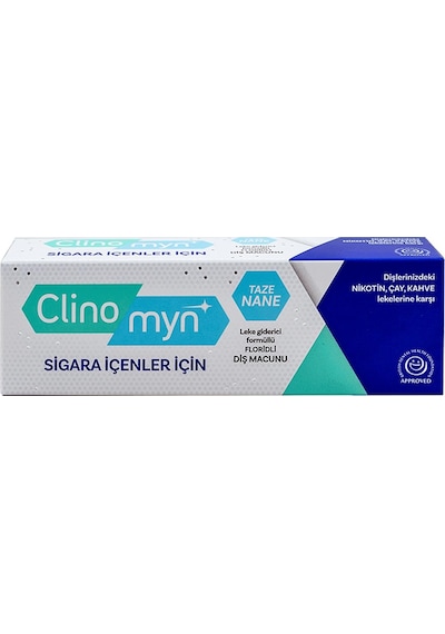 Clinomyn Sigara İçenler İçin Diş Macunu 75 ML