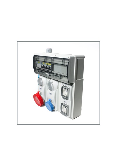 Novsen Ip55 Kombinsayon Panosu 1ad. 5x32a Kilitli Priz 1ad.3x16a Kilitli Priz , 2ad. Schuko Priz