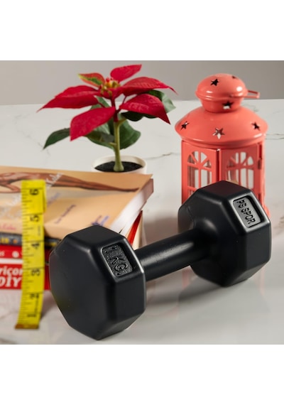 Ps Spor Dambıl Seti, 2 Adet X 1 Kg, Siyah, Dayanıklı Tasarım