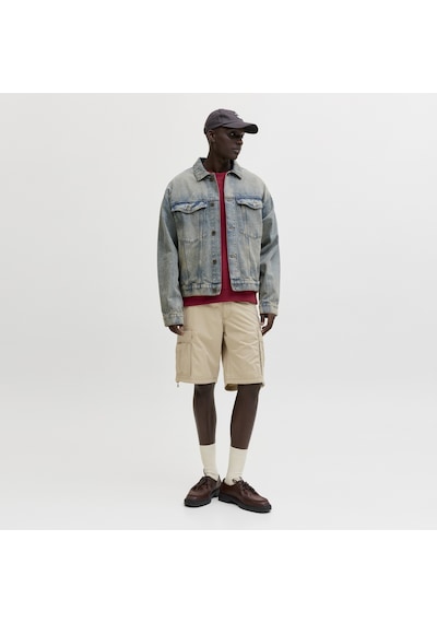 Jack & Jones Erkek Rahat Kesim Sort - Cole - 12291369 Crockery