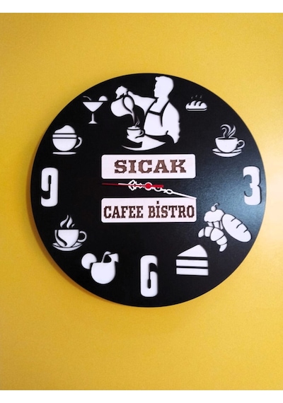 Mrchediyesepeti Duvar Saatleri Kişiye Özel Tasarım Şık Ve Kaliteli No504 Çok Renkli