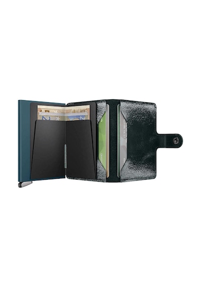 Secrid Premium Miniwallet+ Naplak Kartlık Cüzdan, Yeşil Çok Renkli