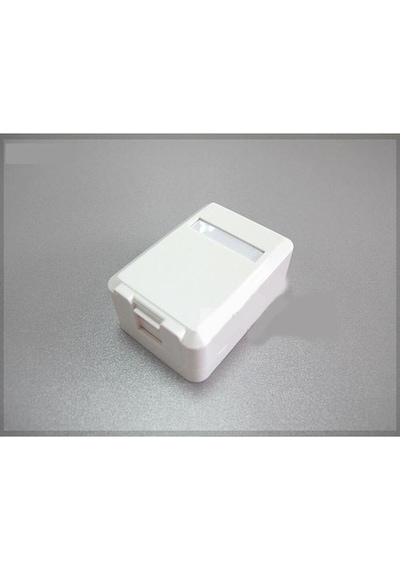 Boş 1 Port Keystone Jack Kutusu Rj45 -Rj11 Cat6 Sıva Üstü (533636128)