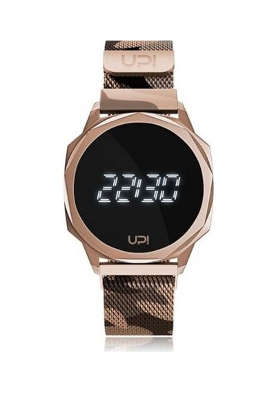 Upwatch Icon Rose Camouflage Loop Band Unisex Kol Saati Rose Gold
