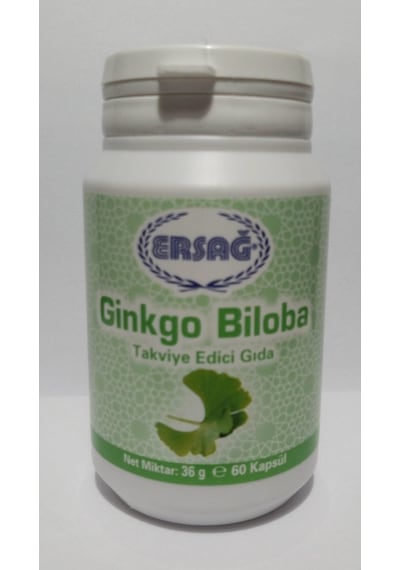 Ersağ Ginkgo Biloba Gıda Takviyesi