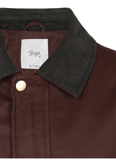 Civil Boys Gömlek Yakalı 10-13 Yaş Mont - Kahverengi