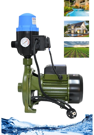 Cpm158 Su Pompası Hidromad Pompalı Otomatik Paket Hidrofor Su Motoru Bahçe Pompası 1hp