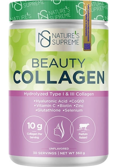 Natures Supreme Beauty Collagen Powder 360 Gr Aromasız