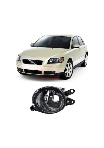 Volvo S40 Sol Sis Farı 2005 2006 2007 Sıfır Yedek Parça