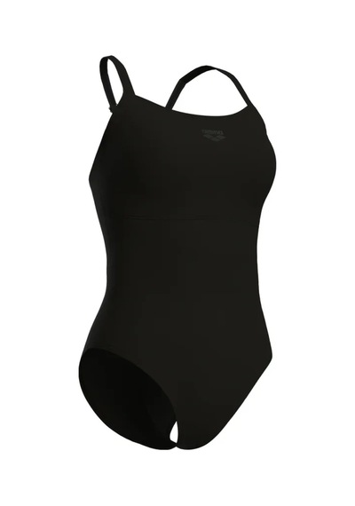 Arena Solid Swimsuit Lightdrop B Kadın Yüzücü Mayosu 005909501 Siyah