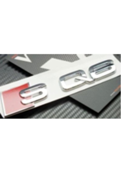 S Q6 Krom Bagaj Yazısı 3a 3d 3abs