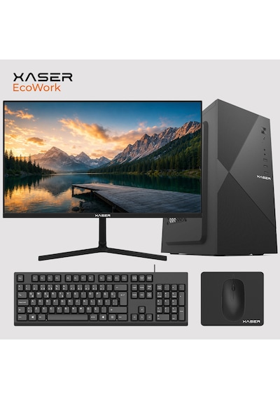 Xaser Ecowork XSR22 i7-6700 16 GB 256 GB SSD 23,8" Dos Masaüstü Bilgisayarı
