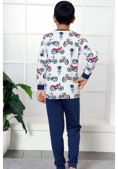 Alimer Erkek Çocuk Uzun Kollu Pijama Takımı Edy5160Uk-I