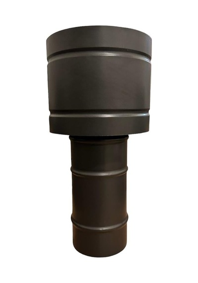 Baca Kalkanı / Çap: 13 Cm / Mat Siyah Eöaye / Baba's Stove