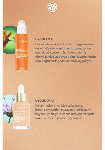 Yves Rocher Is Iltı Veren Renkli Makyaj Seti- Serum Fondoten 30ml & Serum 30 Ml -pembe 50