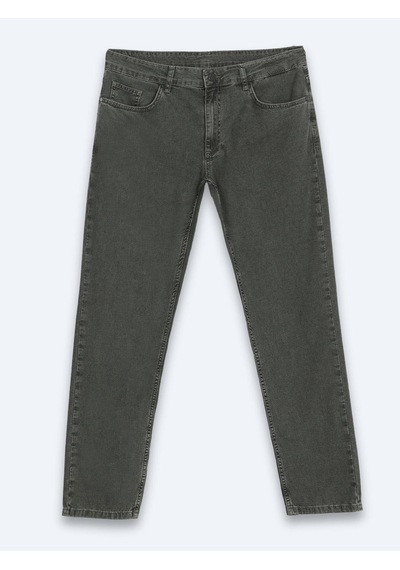 Kip Haki Regular Fit Denim %100 Pamuk Pantolon
