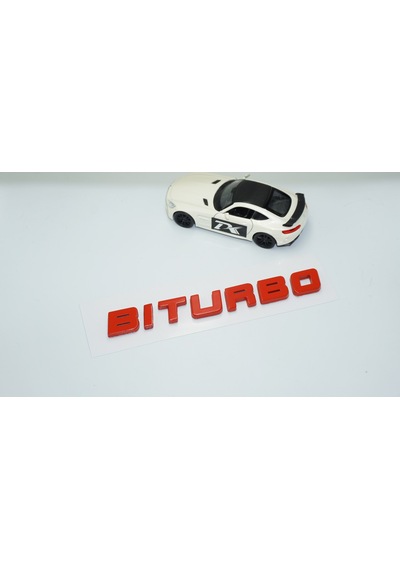Dk Tuning Biturbo Kırmızı Abs Bagaj Yazı Logo