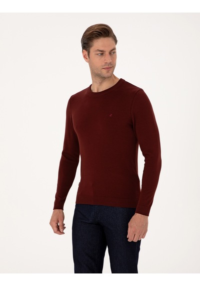 Pierre Cardin Erkek Bordo Kazak /triko 50314192-vr014 Bordo