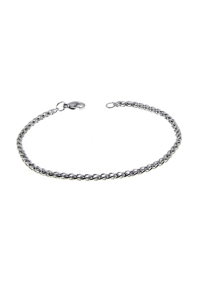 Gümüş Renk Chavin Angelus Lufigo Unisex Erkek Çelik Zincir Çelik Bileklik - 2803 Gümüş