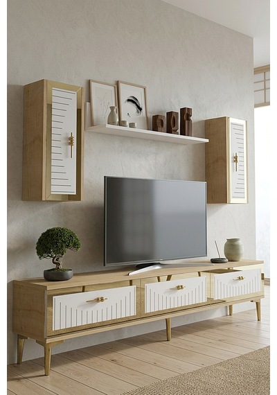 Tvr1801dbg Tuna Tv Ünitesi Takımı Safirmeşe-beyaz-gold 180cm Safirmeşe - Beyaz - Altın Tvr1801dbg Tuna Tv Ünitesi Takımı Safirmeşe-beyaz-gold 180cm Safirmeşe - Beyaz - Altın