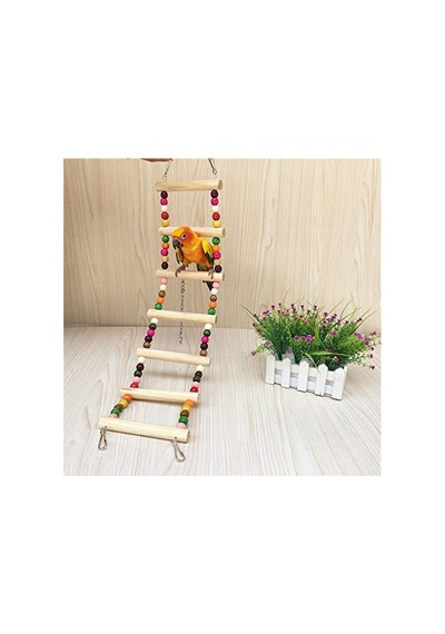 27x7 Cm Ahşap Merdiven, Muhabbet Kuşları İçin