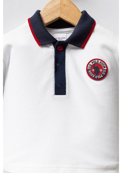 U.S. Polo Assn. Erkek Bebek 2li Takım -  Beyaz Beyaz