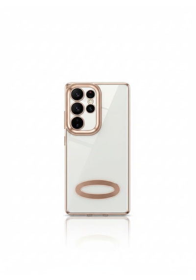 Samsung Uyumlu S 25 Ultra Lüx Lazer Kılıf Modeli Altın