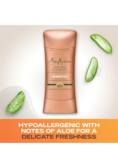 Shea Moisture Aloe Vera & Ceramides Sensitive Antiperspirant Stick Deodorant 74gr
