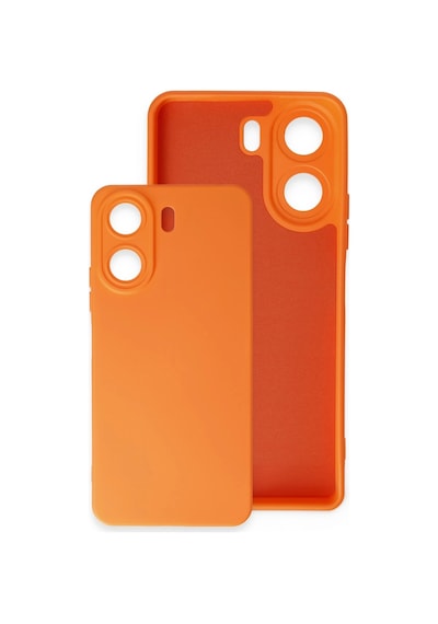 Muratech Newface Xiaomi Redmi 13c Kılıf Nano İçi Kadife Silikon - Sarı