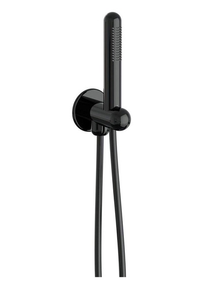 VitrA Liquid 1F El Duşu Takımı Parlak Siyah A4279639 Siyah