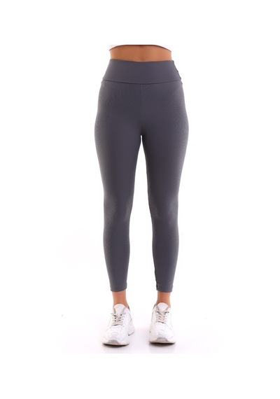 Self Clothing Kadın Koyu Gri Yüksek Bel Fitilli Dayanıklı Örme Kumaş Toparlayıc (549517526)