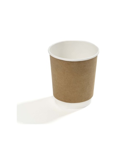 8 Oz Double Wall Karton Bardak Kraft 500 Adet 500