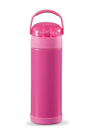 Thermos F422 Funtaıner Cocuk Pıpetlı Termos 0,47l Pipetli Termos F422-024352 Pembe